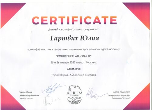 Гартвих Ю.О.