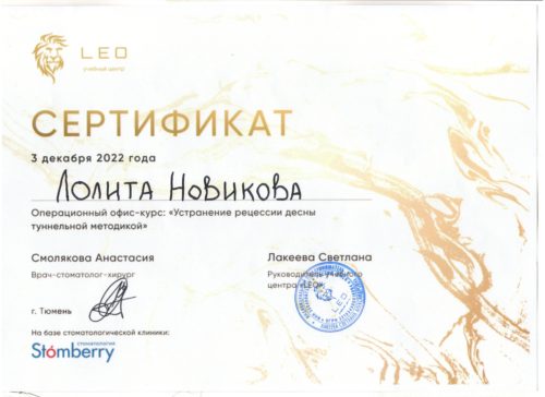 Новикова Л.С. сертиф. Тюмень2022